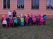 Rozsvícení vánočního stromku u školky